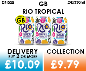 GB Rio Tropical cans